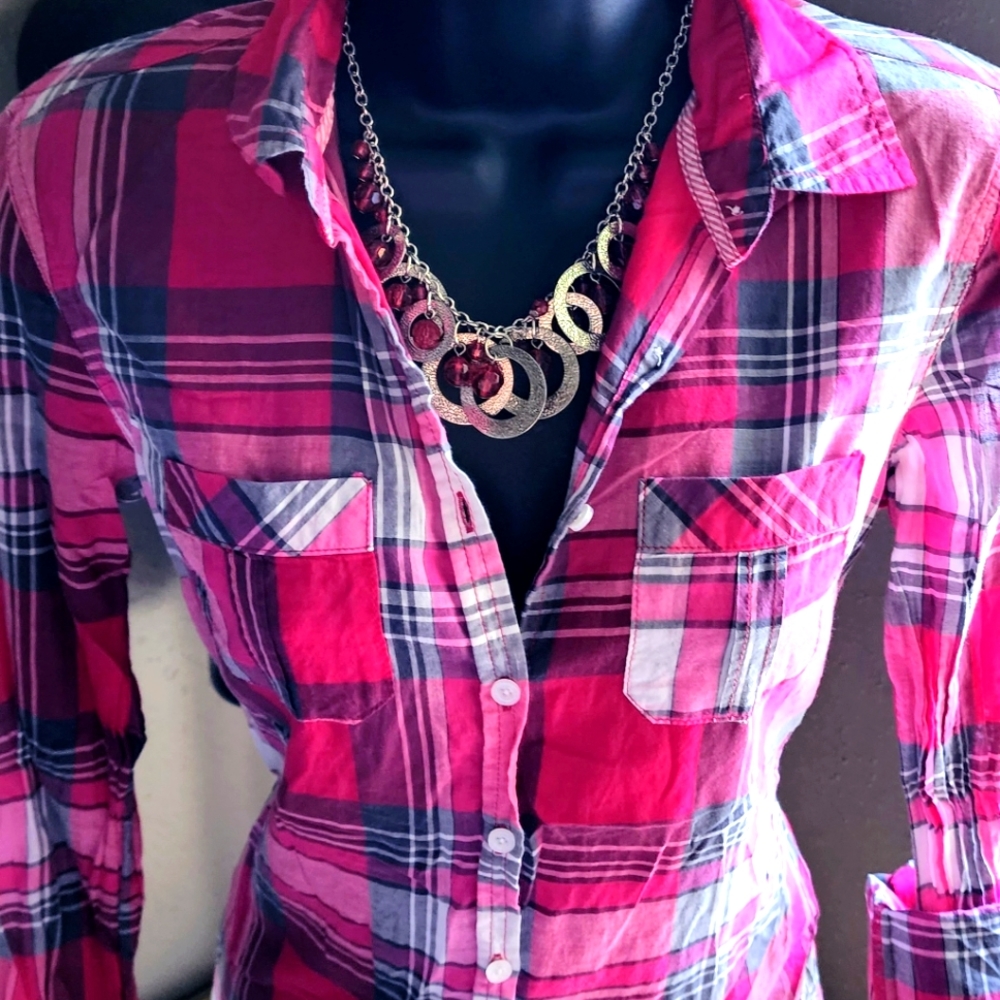 Aeropostale button-up women shirt